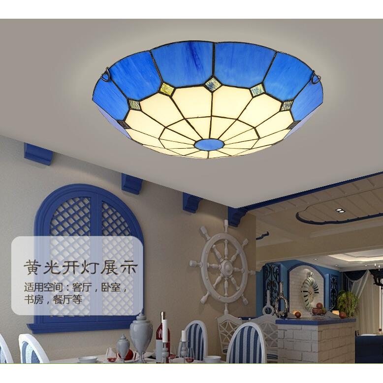 地中海浪漫创灯意吸顶LE道酒D灯楼走廊3002展厅卧室阳台店家居商