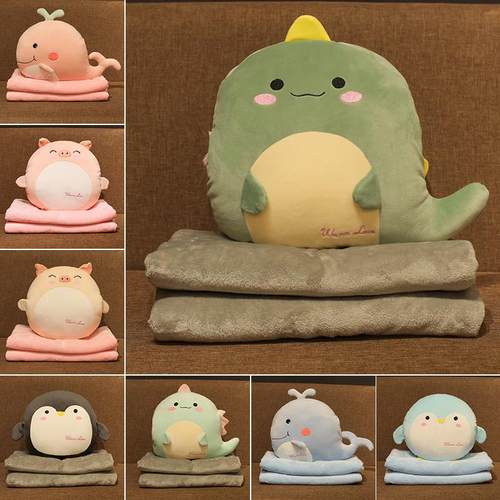 W1T抱枕子两办公室靠垫车用靠枕三F76MS5T8合一女用生睡觉被毯午R