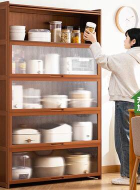 餐边柜子储柜QLN厨房家橱柜茶物水边用柜靠墙客厅酒柜置物架现代