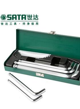 件14长球头平头内六角扳手组09141无品牌/加0914套3