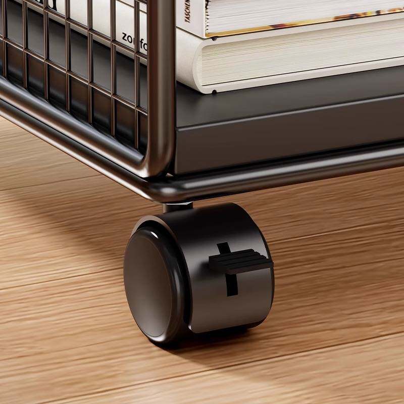 可移动台式电脑主机托架桌下打印机置物架办公桌工位收纳架子支架