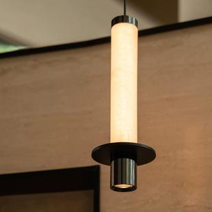 意小式 吊饰吊 极简床头吊灯卧室天然云石灯客走厅廊过道玄927关装