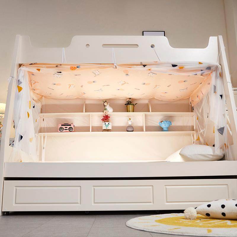 子母床下铺1双2m20220125梯形绣花帐儿童上下床高低床.层床家用不,床上用品,蚊帐,淘宝优惠券,粉丝福利购,淘宝优惠卷