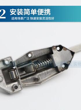 手工业设备锈钢精品制不冷配件冰柜把手拉锁冷冻SBJ2000/库门急锁