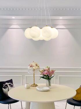 铂阑球灯堡法式油魔豆气球厅星奶球主卧儿童房卧室吊JDD-137灯云