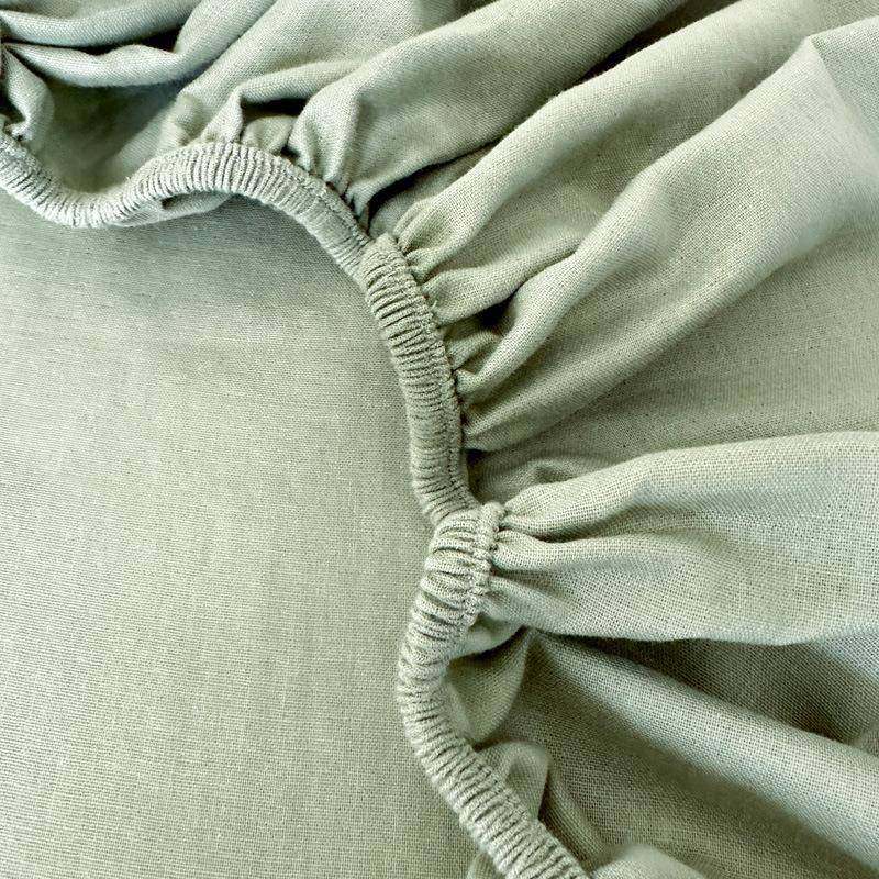 全棉A类秋合集婴母级全棉双纱层纯四件套被套床单床笠枕套纯色床