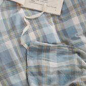 1子0全上棉色织水洗棉全棉色织单件被套纯棉格被罩学生宿舍单双0