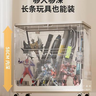 儿童玩理985收纳具箱收纳筐翻盖大容量整娃娃收纳储物桶箱柜