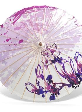 油纸伞纯手工传情防雨防晒演桐出伞道具古风油雨伞茉dasd4572统莉