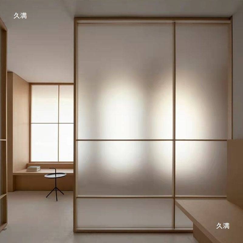日式格子门推拉门厨房玻璃门隔断移门实木卫生间谷仓门吊轨门