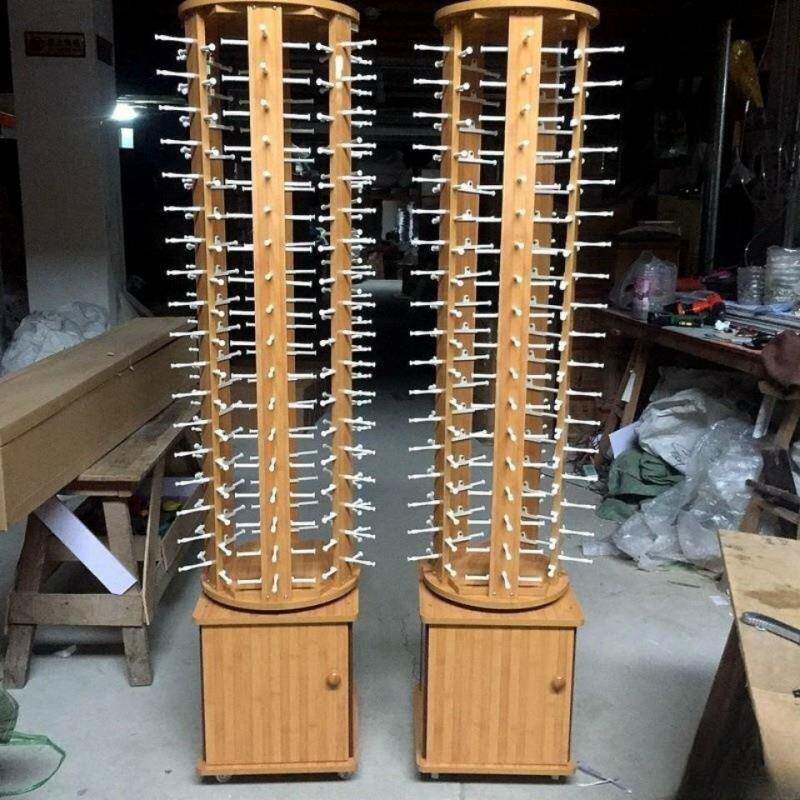 眼镜架子展示架落地式移动旋转太阳镜展架光学镜道具墨镜陈列货架