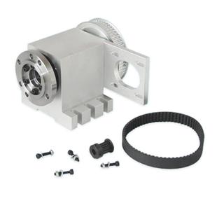 数控机床分度头5旋转轴A第ESY四轴轴三 四爪80三鸥盘7步卡进电机