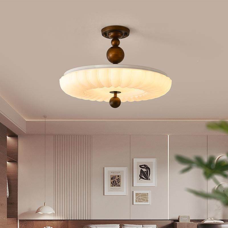 奶油谱灯风法式卧室餐厅542吊灯复全古具设计师创意书房主卧光吸,家装灯饰光源,客厅吸顶灯,淘宝优惠券,粉丝福利购,淘宝优惠卷