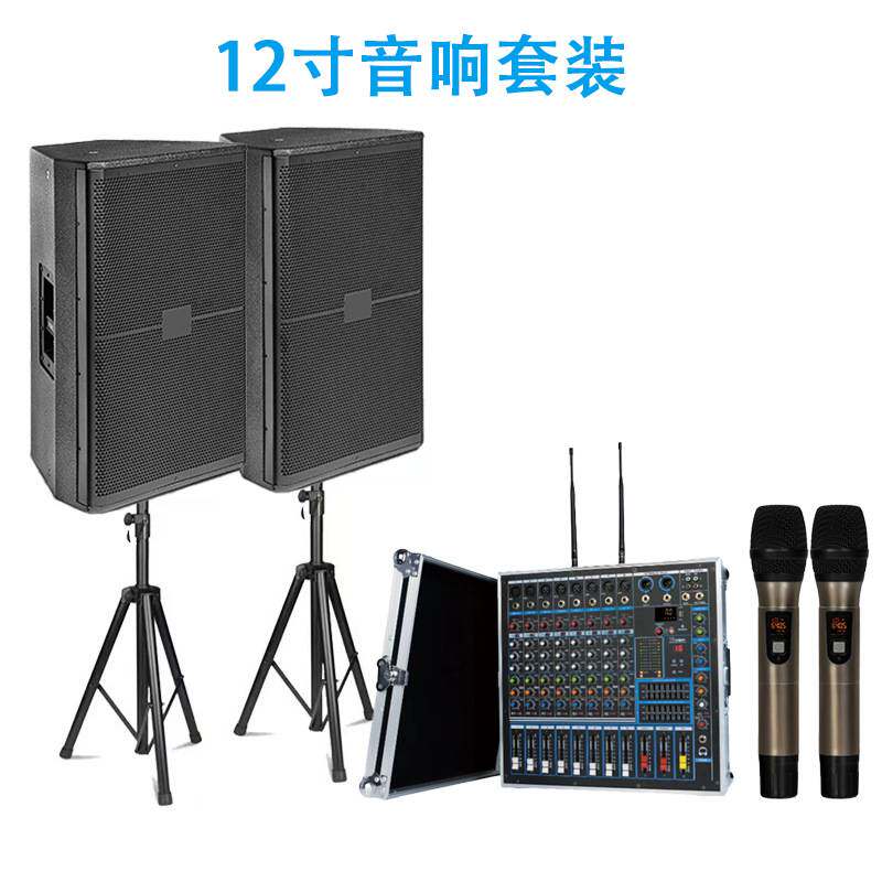 舞台演出家庭KT音响套装会议多功能厅专业卡拉ok机舞蹈室音箱设备