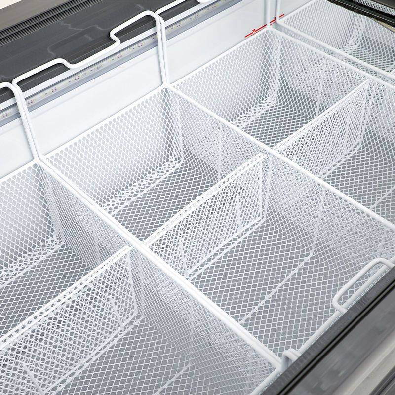 组合柜圆弧玻璃门雪糕冷柜冰柜冷藏冷冻展示饮料卧式商用冷链