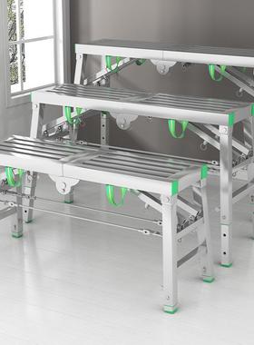 马凳叠加厚高加脚手刮腻子马镫升降架工AAA8pX7t程梯装修折施工特