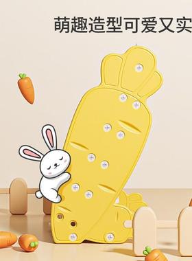 童书架家用收纳架体一宝宝玩具型绘本架落NHO儿地多层小收纳柜