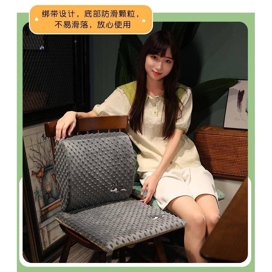 办公室护靠HYukewwl枕宿舍子靠背垫腰部椅支撑久坐腰座椅靠垫腰垫