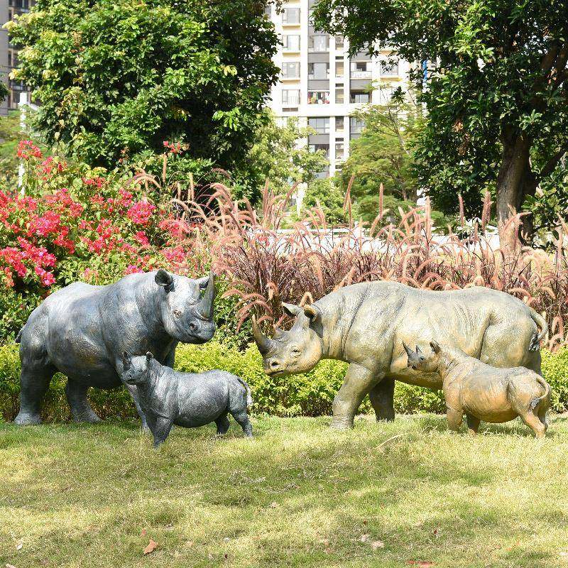 户外仿真型犀花牛玻璃钢物摆件庭院园动草WG1657坪大树脂模型场景,家居饰品,户外/庭院摆件,淘宝优惠券,粉丝福利购,淘宝优惠卷