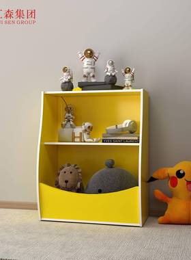 书架落约地简易架儿书报架置47405物架家用童房收纳简小学生书柜绘本架