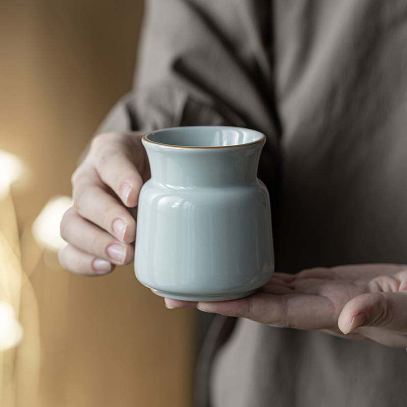 明泉茶斋汝窑茶道六君子黑檀木茶勺茶夹茶针养壶笔套装茶道零配件