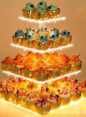 亚马逊4装68件蛋QS000468蛋糕转台套奶油克糕装饰工具亚力蛋糕架