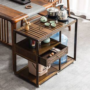 可移动茶桌家用小茶台客厅茶水柜茶车阳台茶几泡茶烧水壶一体套装