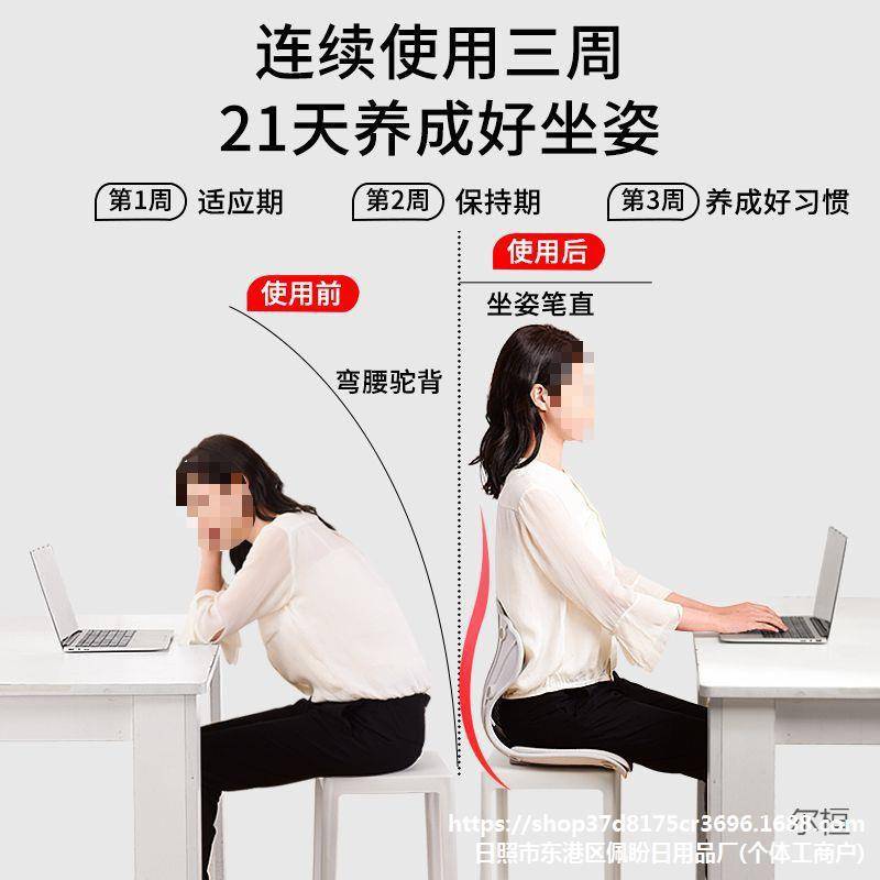 护腰坐垫靠背一体办公室学生久坐不累矫正坐姿神器屁股垫保健座垫