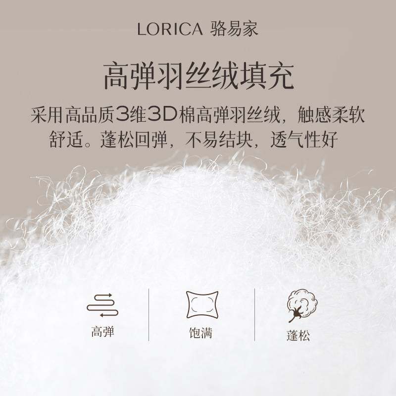 骆易家抱枕芯内胆羽丝绒沙发靠垫芯45 50 60正方形大靠背床头枕芯