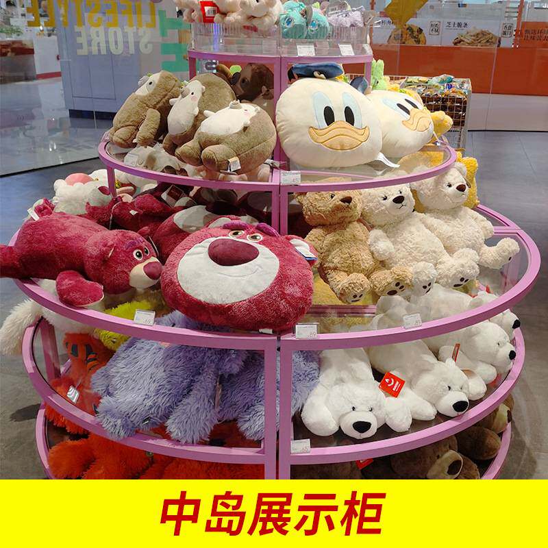 穿戴美甲柜子美甲油展示柜中岛促销烤漆展示柜台陈列柜货架