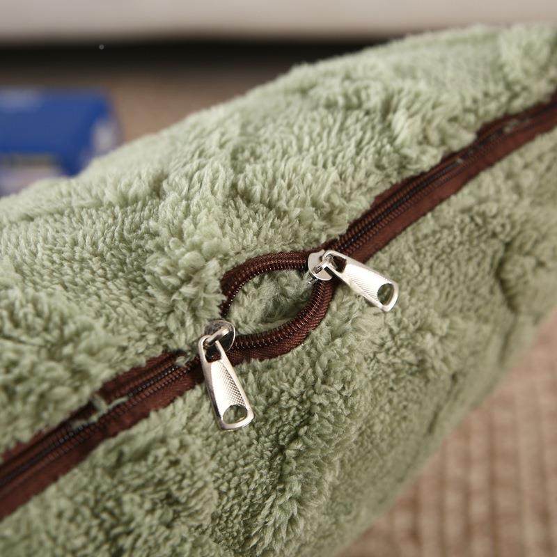 水晶被绒抱枕子00889996午睡枕室毛毯被多功能枕头折卧叠毯靠垫枕