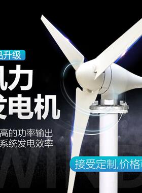 风力发机家用22VBU0V小型电能大功风率122v4v永磁带风光发电丁欧