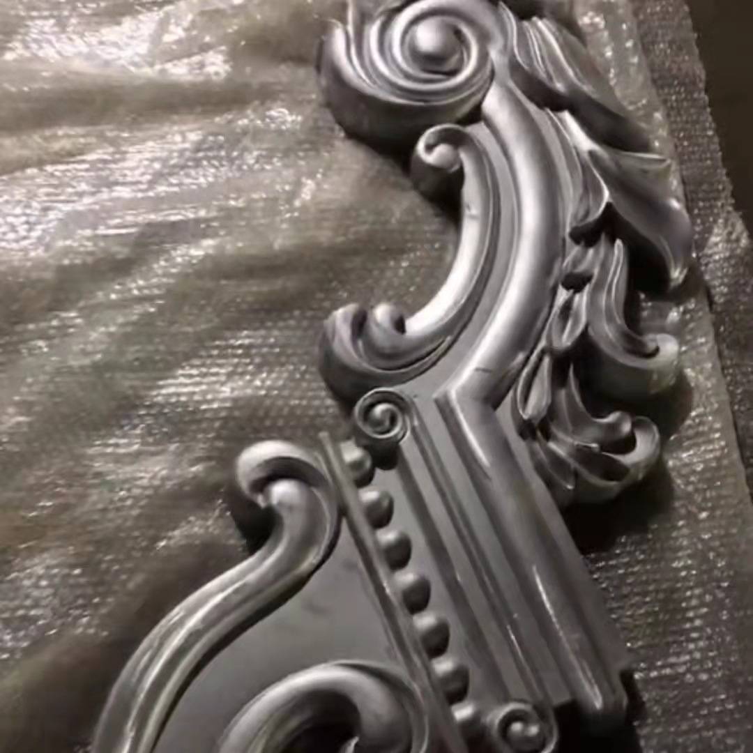 厂家 一对新款砂铸铝 门花 铁铝艺大门装饰 美观 做工精良 量大优