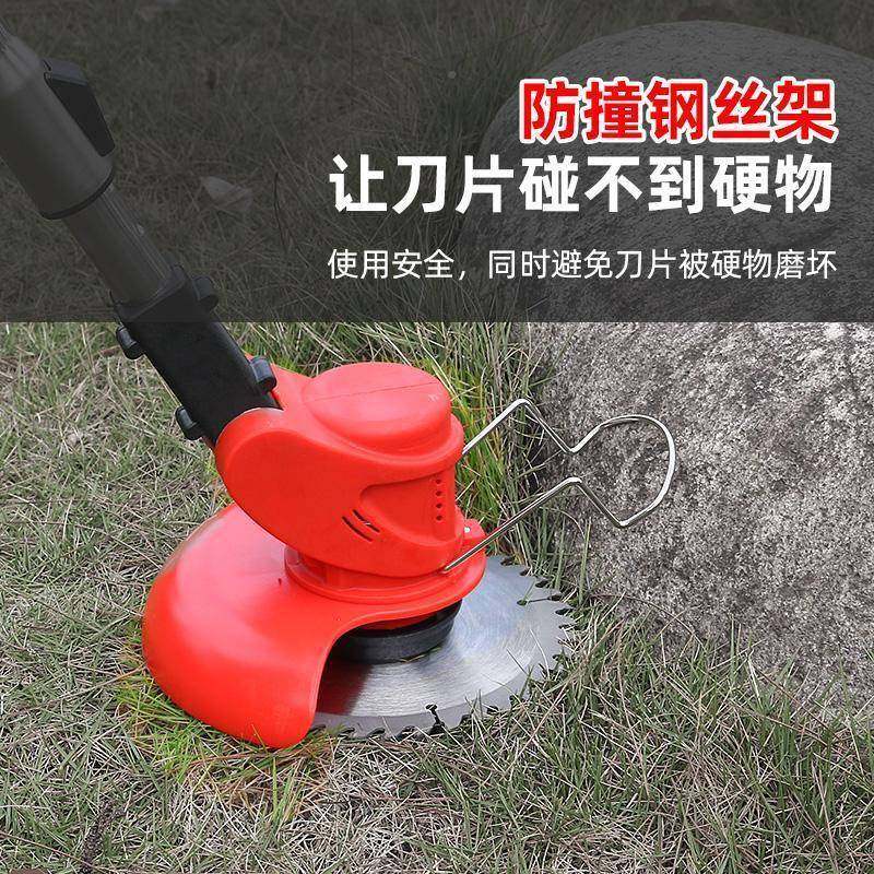 携小型用电割草机充电便式除草机多功能动草坪修剪可伸缩打HOR草