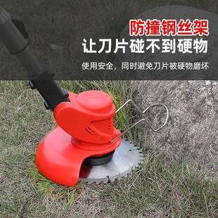 携小型用电割草机充电便式除草机多功能动草坪修剪可伸缩打HOR草