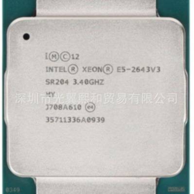 Intel Xeon E5 2643V3 3.4GHZ 6核/12线程2629v3