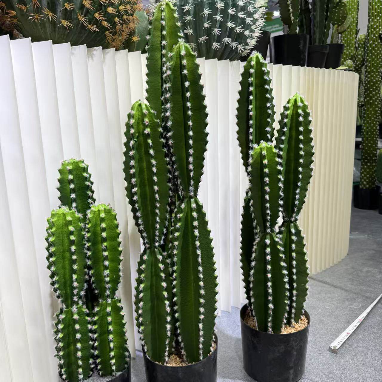 仿真仙人掌仙人球刺棍植毛仙人棒丝瓜棒棱柱仿生绿植仿真多肉