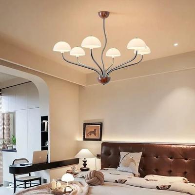 美式复古现代简约创意高玻端别墅挑273空厅餐厅璃吊灯卧室书客吊