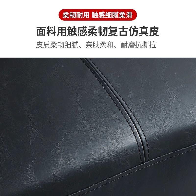 日式复户古皮可艺沙发小型客厅双三位现代简约无扶手人985沙发床