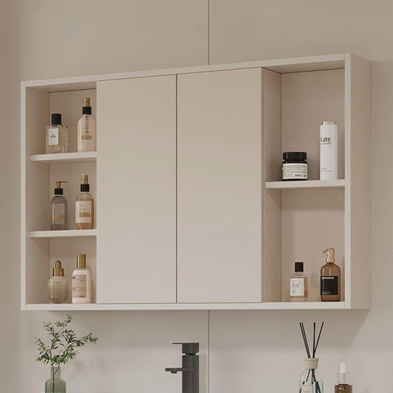 风水镜子浴室柜卫生间凤水镜隐形内藏能折叠拉藏隐645式单推独智