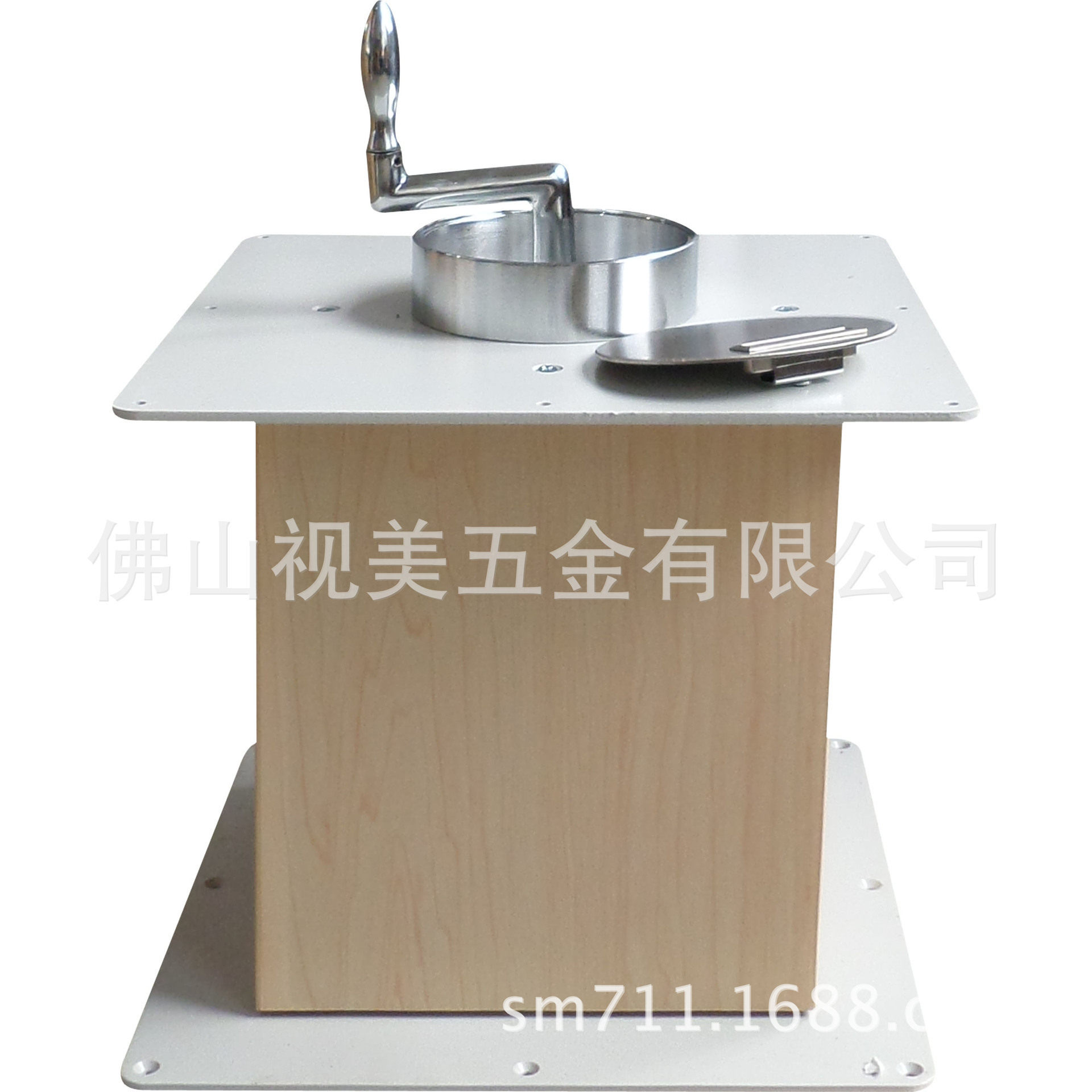 视美手动大铝榻榻米升降机和室升降桌250(木纹)