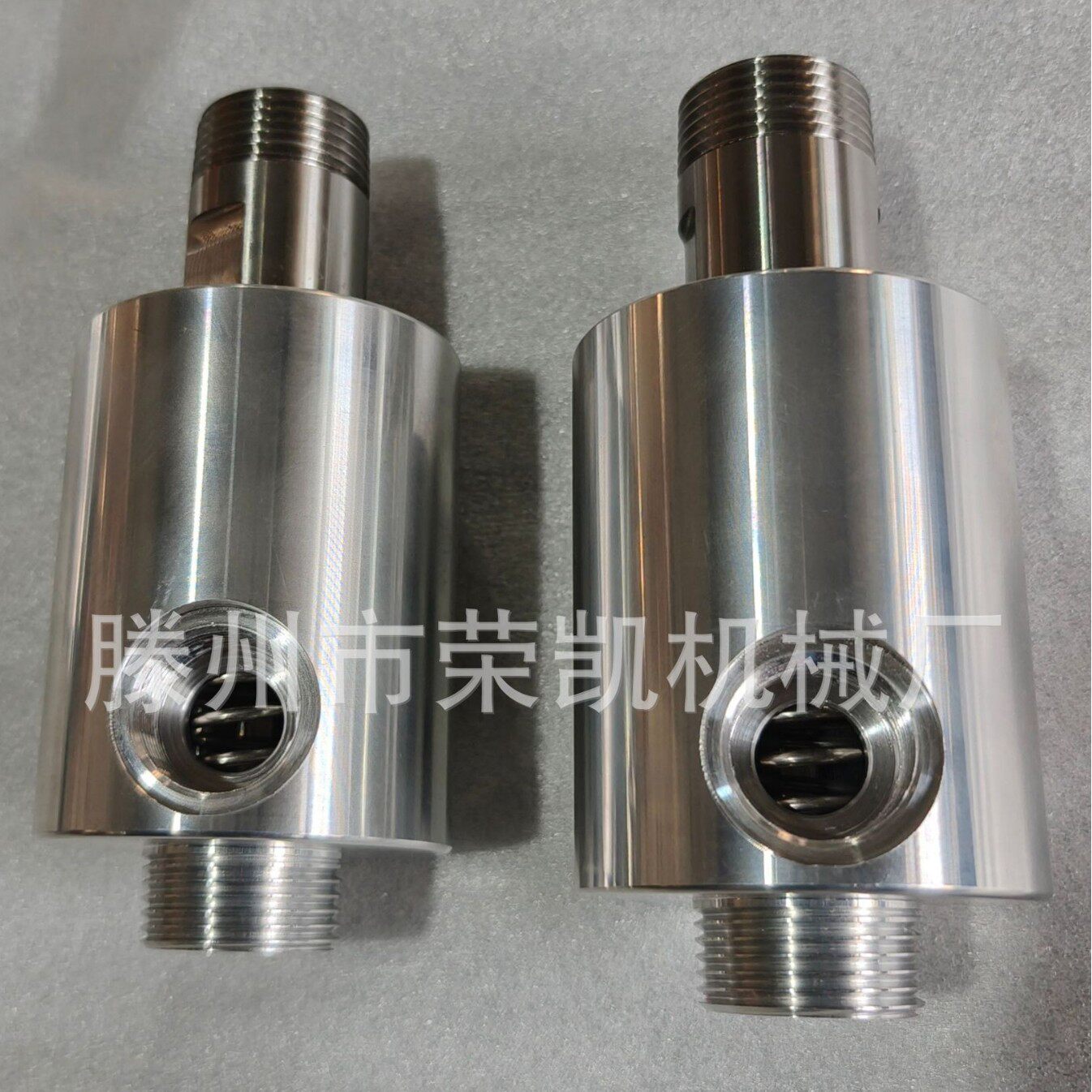 铝壳高速高压旋转接头单通道双通道冷却水旋转接头真空气旋转接头