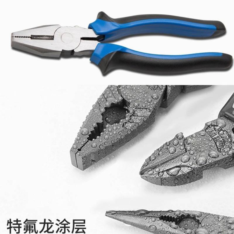 万用工业级HGZZ多功能老虎钳6/7/8寸尖嘴手钳子省力钢丝钳剥线钳