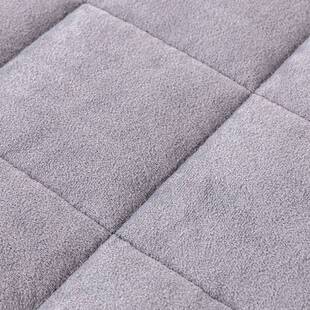 亚马逊热卖水晶绒重力被子 纯色减压重力毯weighted blanket厂家