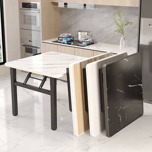 折叠吃饭桌家用餐桌简易出租屋宿舍正方形小桌子户外地桌摆摊矮桌