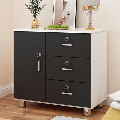 带床头柜约家用卧室床边柜多功储能文件收简纳抽屉活HCY动锁物小