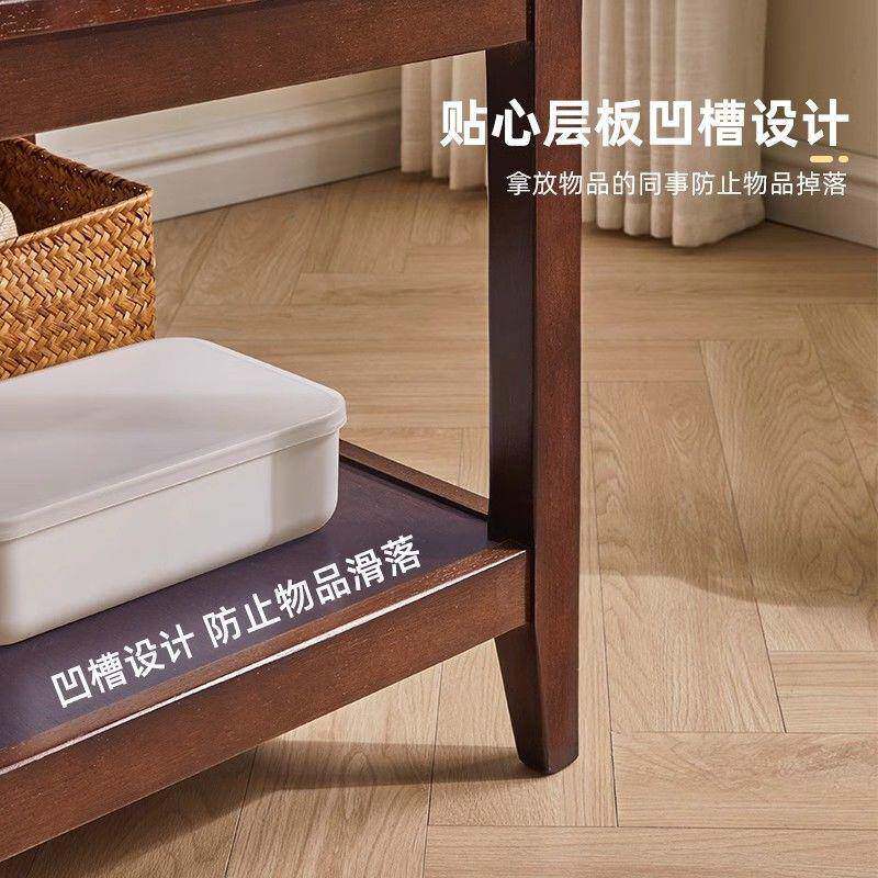 实木沙发边几几客角小茶桌几现代简约厅家用创意方床头新中456A式
