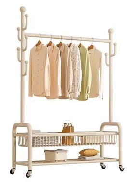 简落地立式架家用阳台衣帽架卧室内挂衣架易宿舍加b厚衣加PNN粗晾