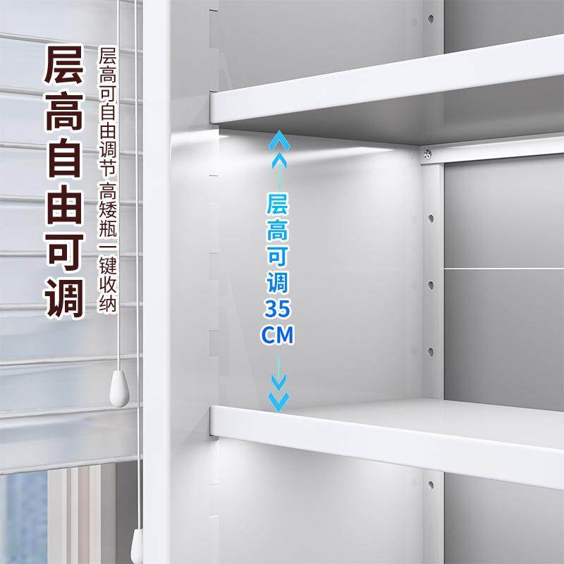 厨房打孔置物架墙上壁LYJ挂调料带瓶储物门防式尘多功免能壁柜收,厨房/烹饪用具,抹布架/厨房清洁收纳架,淘宝优惠券,粉丝福利购,淘宝优惠卷