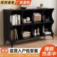 简约现1书柜柜门厅柜纳柜客收厅柜储物餐边柜室内收纳代创意格子